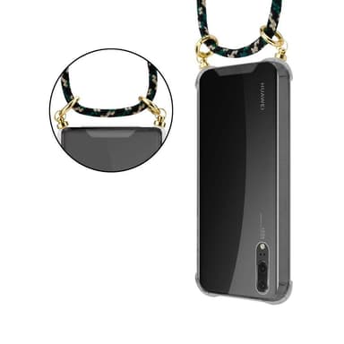Huawei P20 Deksel med Halskjede (brun)