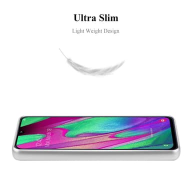 Deksel Samsung Galaxy A40 Case Cover (sølv)