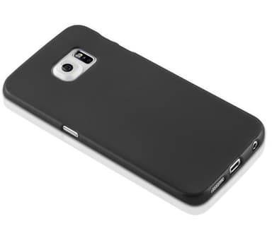 Samsung Galaxy S6 EDGE silikondeksel cover (svart)