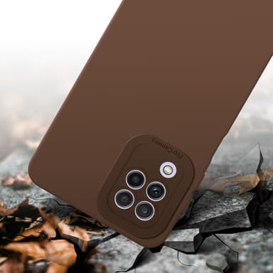 Samsung Galaxy A22 4G Deksel case (brun)