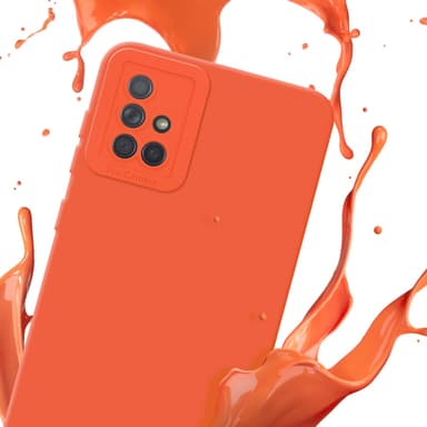 Samsung Galaxy A71 4G Deksel case (oransje)