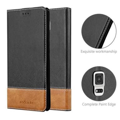 Samsung Galaxy NOTE EDGE Deksel Case Cover (svart)