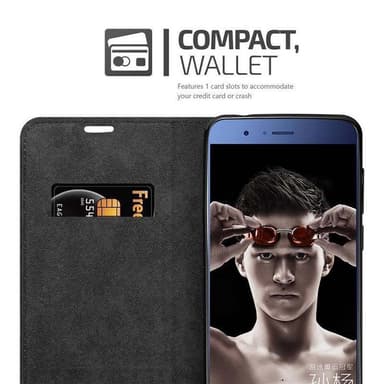Honor V9 lommebokdeksel case (rød)