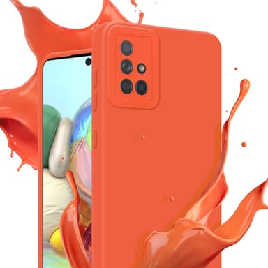 Samsung Galaxy A71 4G Deksel case (oransje)