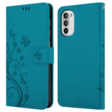 Motorola MOTO G52 4G / G82 5G lommebokdeksel Blomster