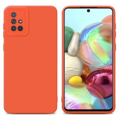 Samsung Galaxy A71 4G Deksel case (oransje)