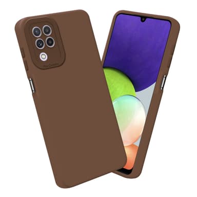 Samsung Galaxy A22 4G Deksel case (brun)