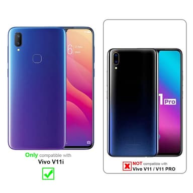 Vivo V11i Skjermbeskytter Skärmskydd (hvit)