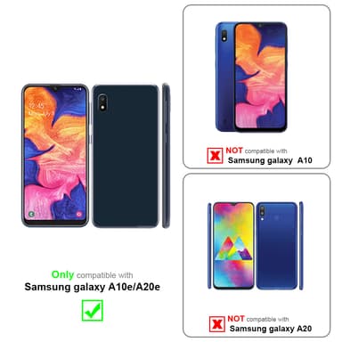 Deksel Samsung Galaxy A10e / A20e Silikon cover (rød)