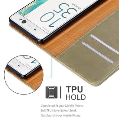 Sony Xperia XA lommebokdeksel etui (brun)