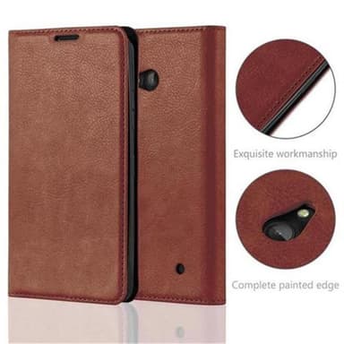 Nokia Lumia 640 lommebokdeksel case (brun)