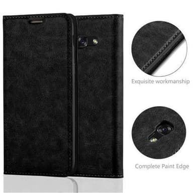 Samsung Galaxy A5 2017 lommebokdeksel case (svart)