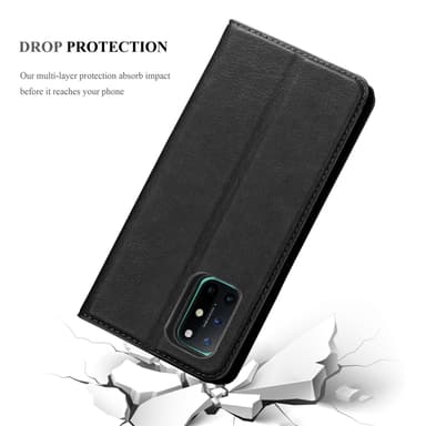 OnePlus 8T lommebokdeksel case (svart)