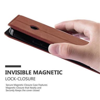 Nokia Lumia 640 lommebokdeksel case (brun)