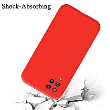 Samsung Galaxy A42 4G silikondeksel case (rød)