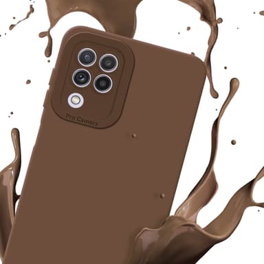 Samsung Galaxy A22 4G Deksel case (brun)