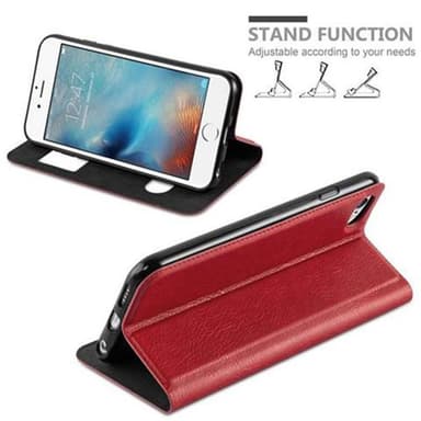 iPhone 6 / 6S lommebokdeksel cover (rød)