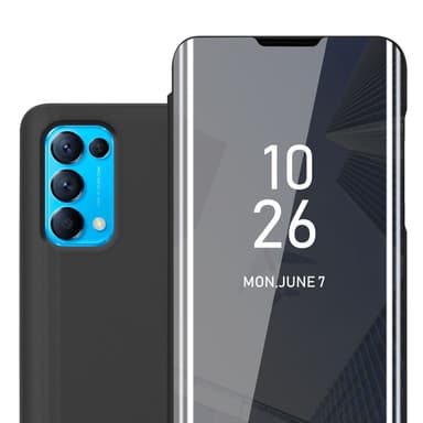 Oppo FIND X3 LITE lommebokdeksel etui (Svart)
