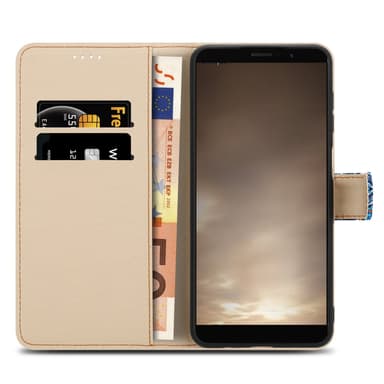 Huawei MATE 9 lommebokdeksel etui (blå)