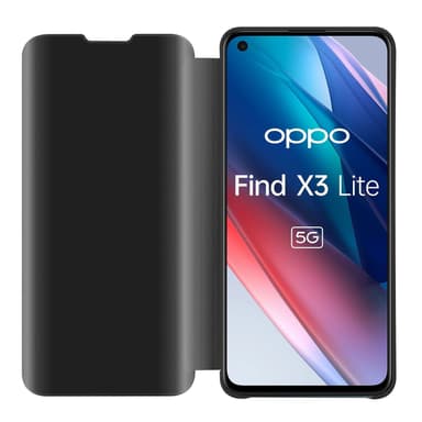Oppo FIND X3 LITE lommebokdeksel etui (Svart)
