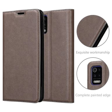 LG K52 / K62 / Q52 lommebokdeksel case (brun)
