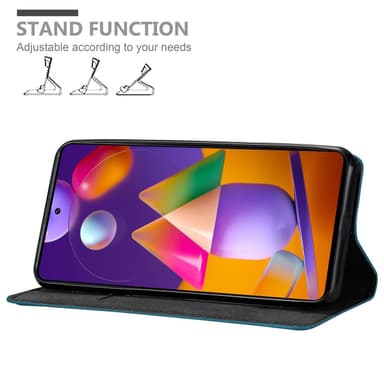 Samsung Galaxy M31s lommebokdeksel case (turkis)