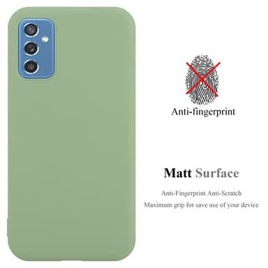Deksel Samsung Galaxy M52 5G Silikon cover (grønn)