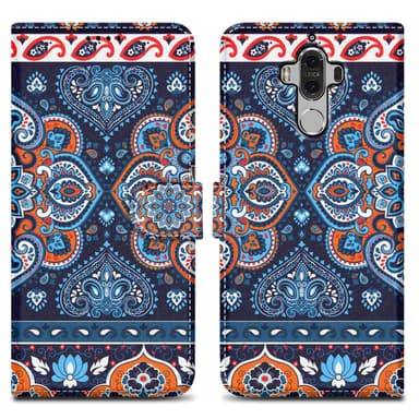Huawei MATE 9 lommebokdeksel etui (blå)