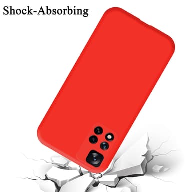 Xiaomi RedMi NOTE 11 PRO+ silikondeksel case (rød)