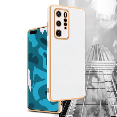 Huawei P40 PRO / P40 PRO+ silikondeksel case (hvit)