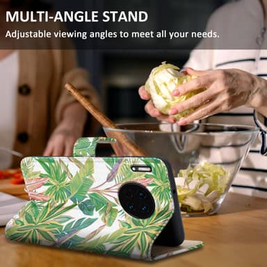 Huawei MATE 30 lommebokdeksel etui (grønn)