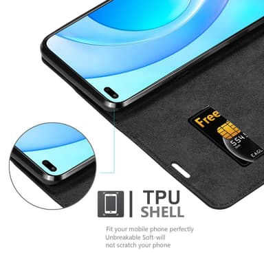 Honor 50 LITE lommebokdeksel case (svart)