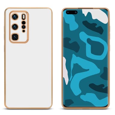 Huawei P40 PRO / P40 PRO+ silikondeksel case (hvit)
