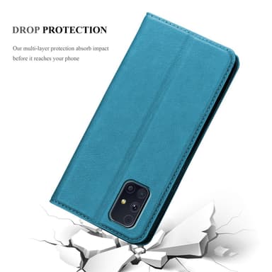 Samsung Galaxy M31s lommebokdeksel case (turkis)