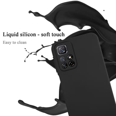Redmi Note 11s 5G silikondeksel case (Svart)