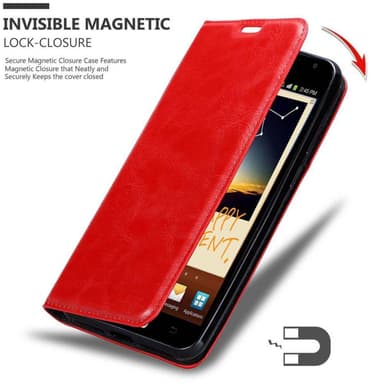 Samsung Galaxy NOTE 1 lommebokdeksel case (rød)