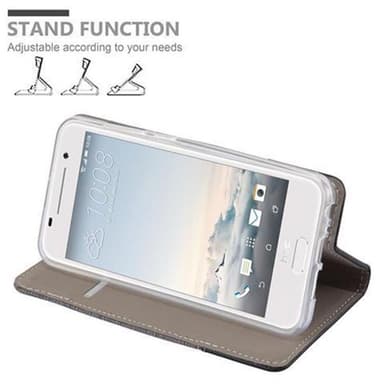 HTC ONE A9 lommebokdeksel etui (grå)