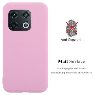 Deksel OnePlus 10 PRO 5G Silikon cover (rosa)