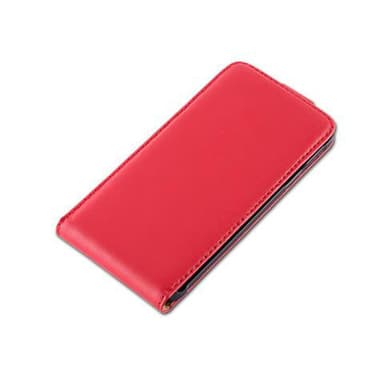 Samsung Galaxy ALPHA Deksel Flip Case (rød)
