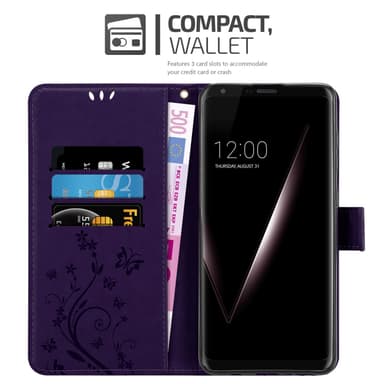 LG V30 / V30+ / V30S / V30S+ lommebokdeksel Blomster