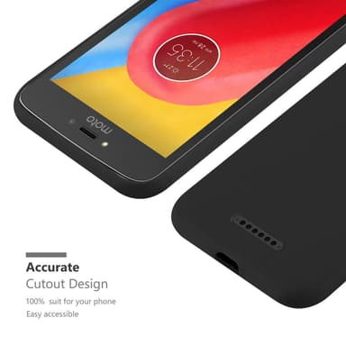 Deksel Motorola MOTO C Silikon cover (svart)