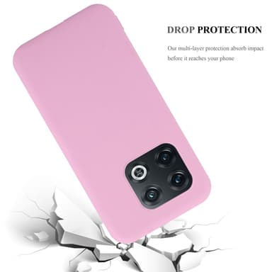 Deksel OnePlus 10 PRO 5G Silikon cover (rosa)