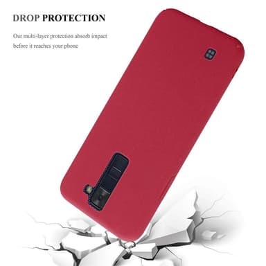 LG K8 2016 Hardt Deksel Cover (rød)