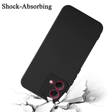Motorola Moto G84 silikondeksel case (Svart)