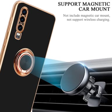 Huawei P30 silikondeksel case (svart)