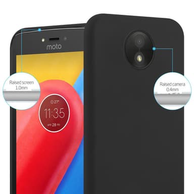 Deksel Motorola MOTO C Silikon cover (svart)