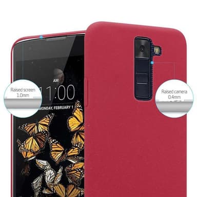 LG K8 2016 Hardt Deksel Cover (rød)