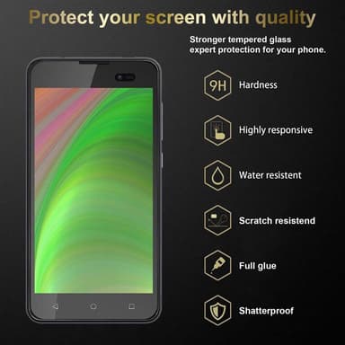 WIKO SUNNY 2 PLUS Skjermbeskytter Skärmskydd