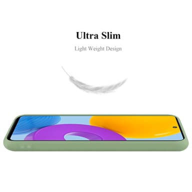 Deksel Samsung Galaxy M52 5G Silikon cover (grønn)