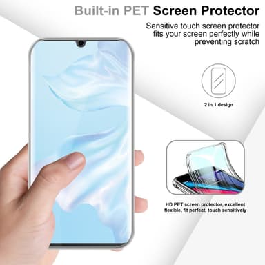 Huawei P30 PRO Deksel 360 Case Cover (gjennomsiktig)